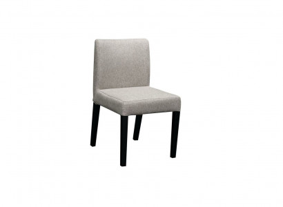 Stuhl 1x Ess Zimmer Polster Stuhl Sessel Lounge Club Textil Sitz Leder Fernseh